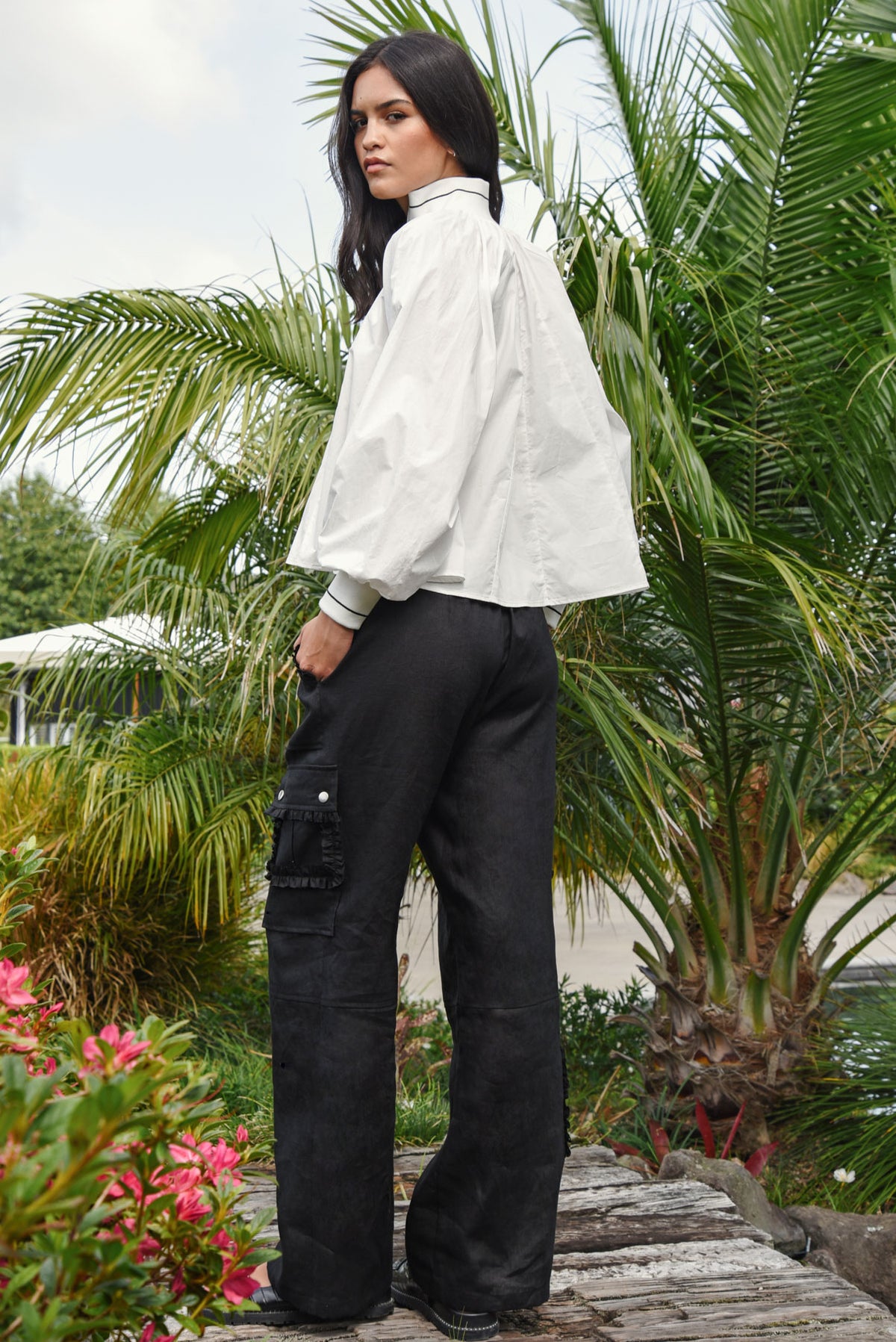 Linen On The Edge Trouser