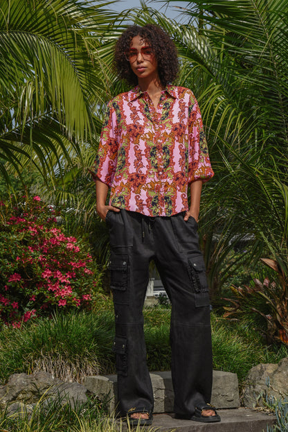 Linen On The Edge Trouser