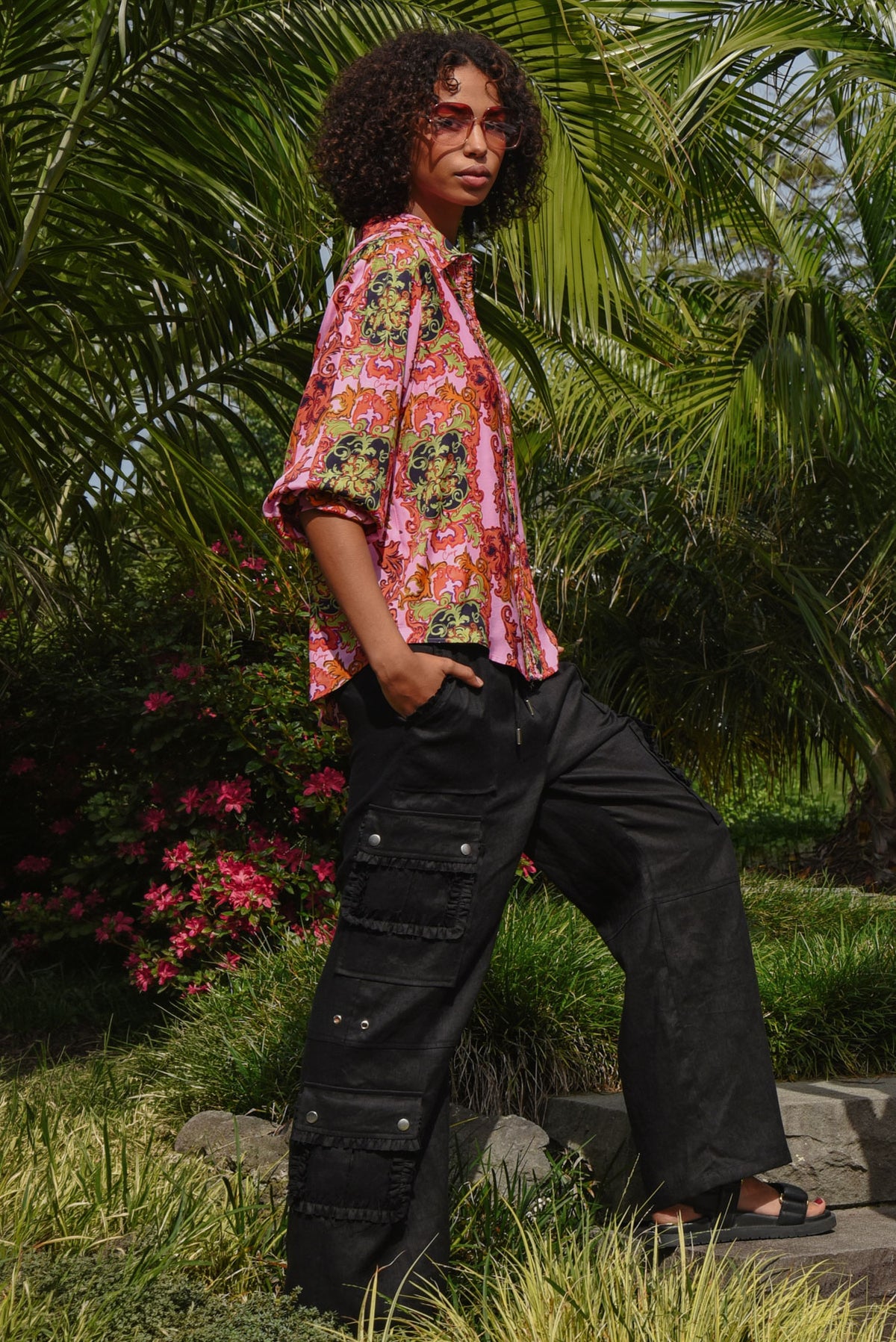 Linen On The Edge Trouser