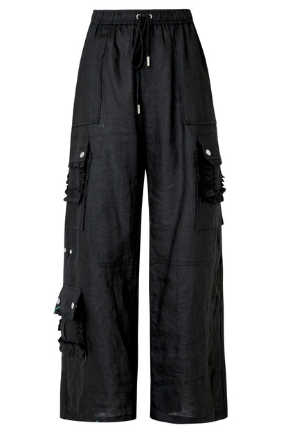 Linen On The Edge Trouser