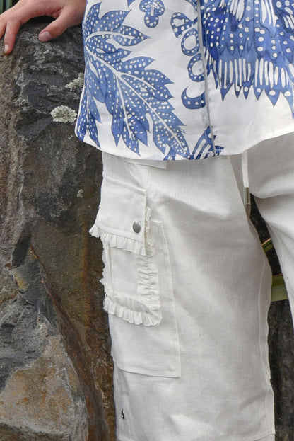 Linen On The Edge Trouser