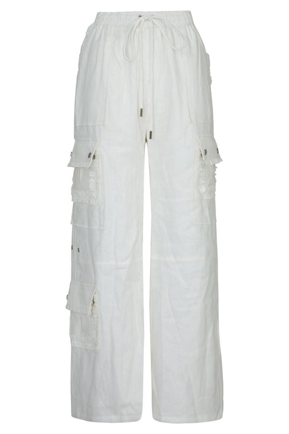 Linen On The Edge Trouser
