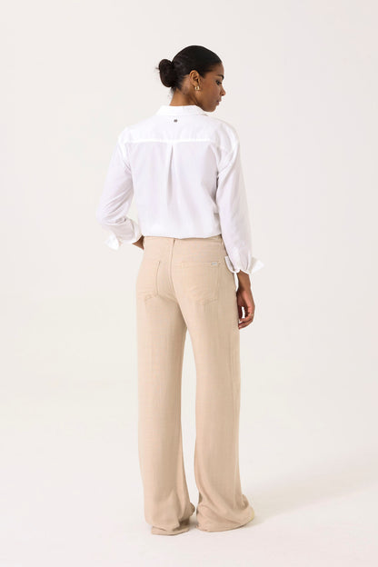 Celia 249 Wide Linen - Beige Sand