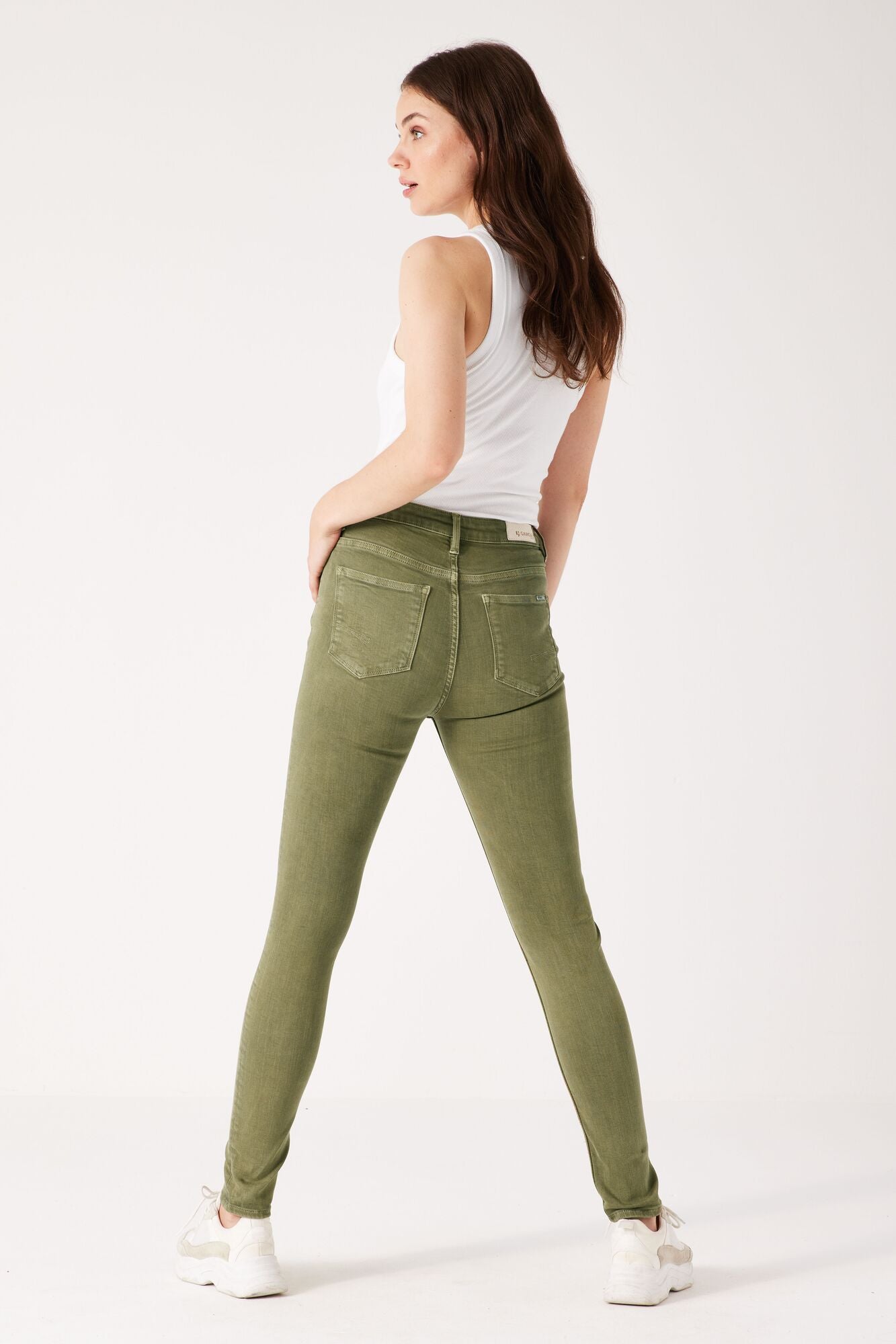 Celia 244 Superslim Jeans - Oil Green