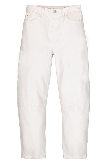 Chyla 282 Barrel Leg Jean - White