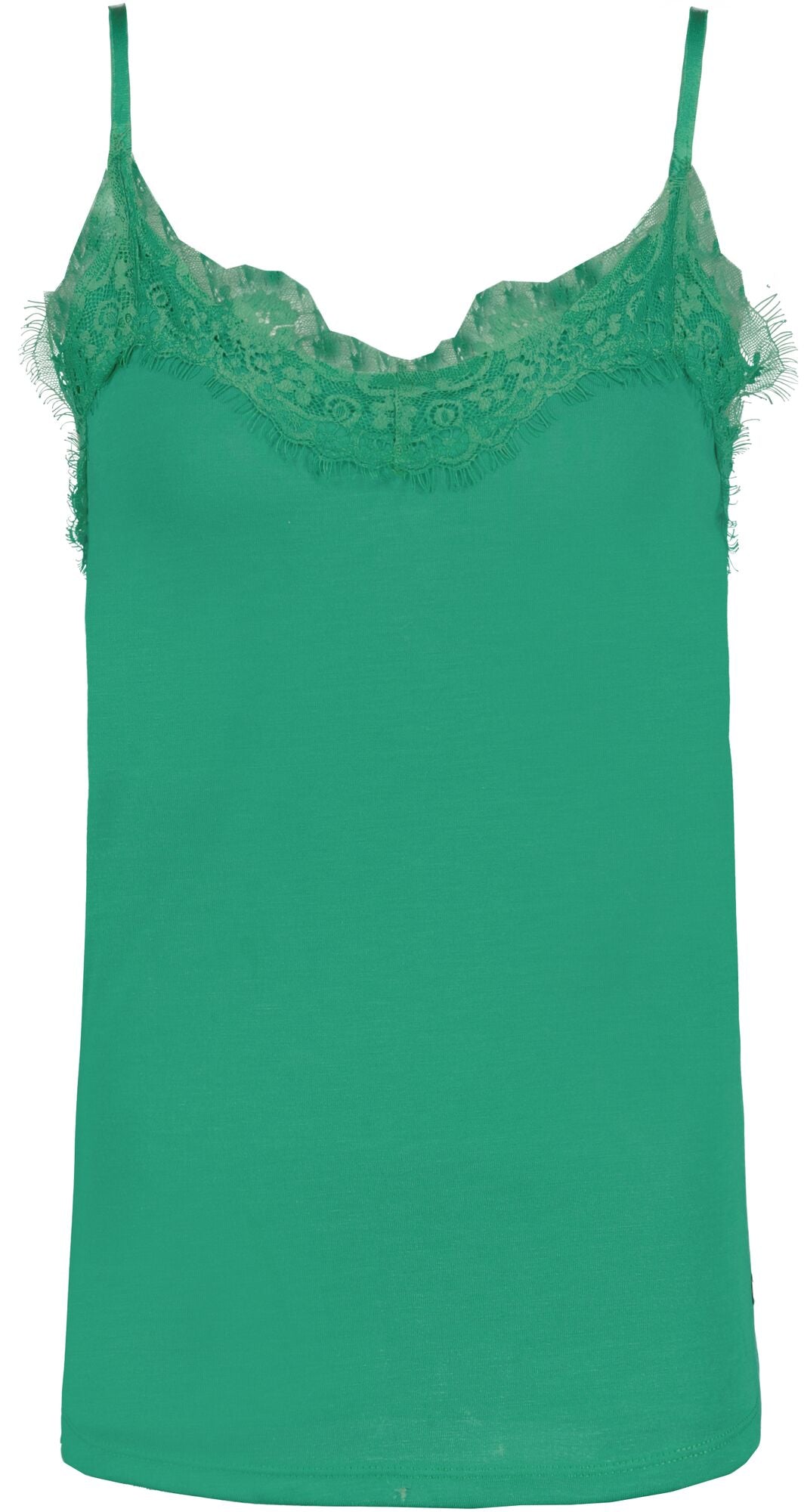 Green Top with Lace