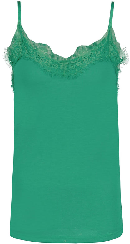 Green Top with Lace