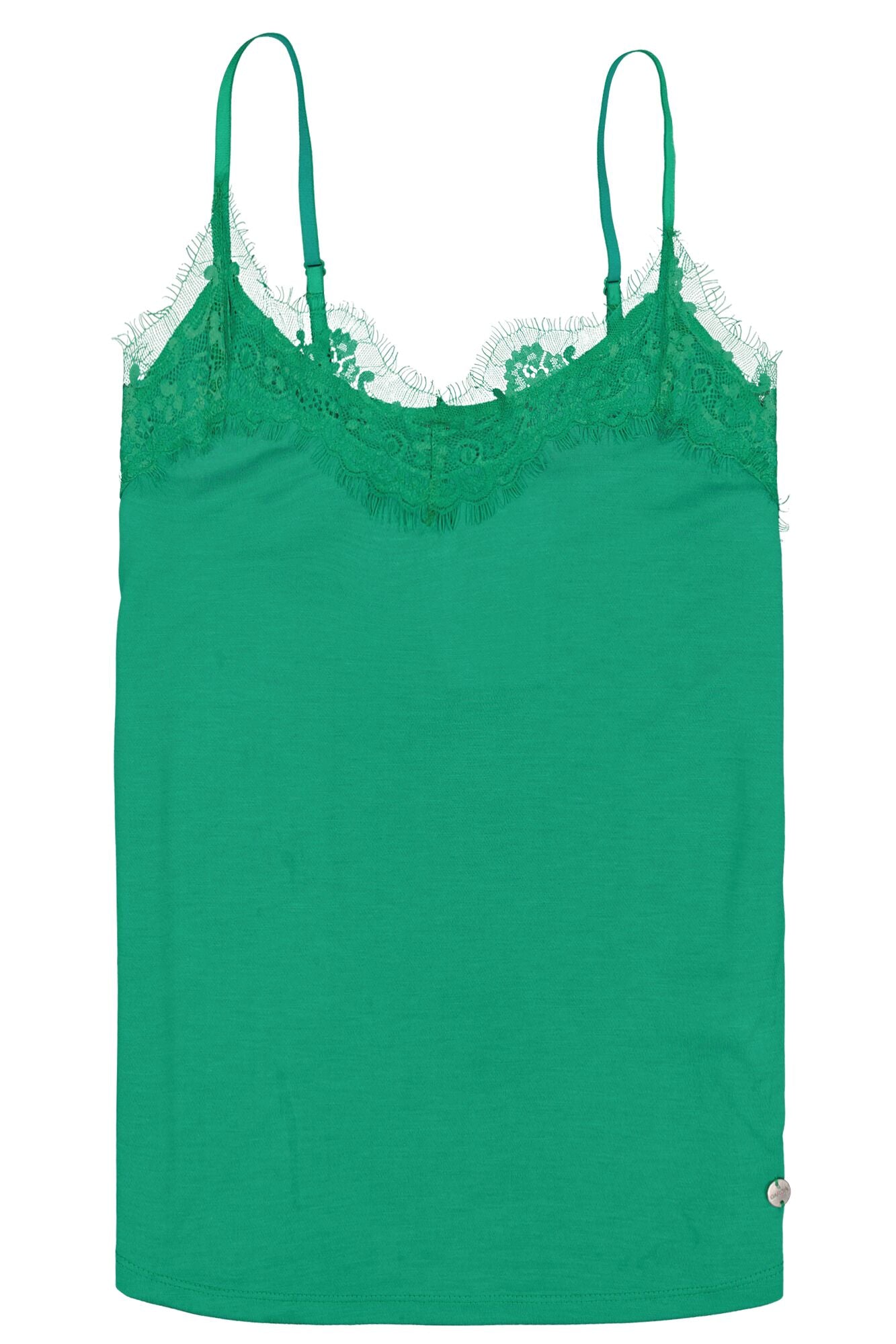 Green Top with Lace