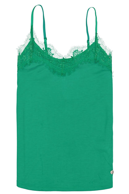 Green Top with Lace