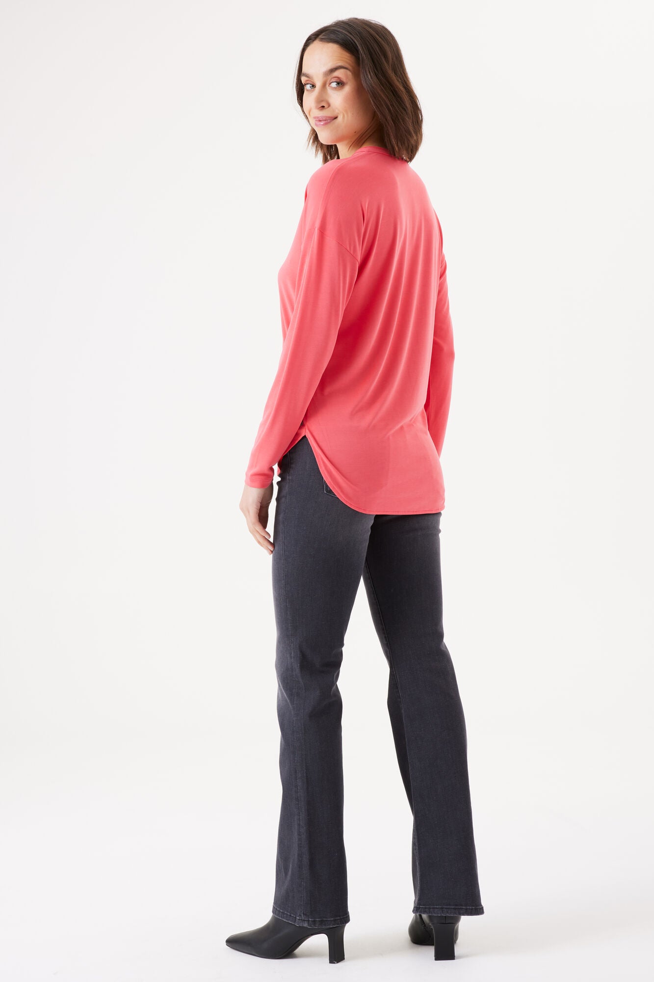 Coral Long Sleeve Top