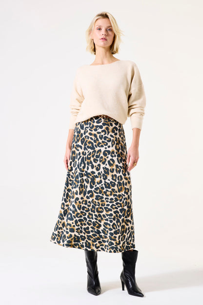 Animal Print Skirt