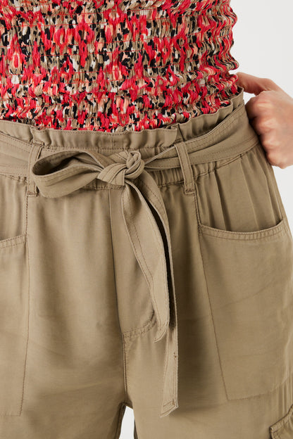 Khaki Cargo Trousers