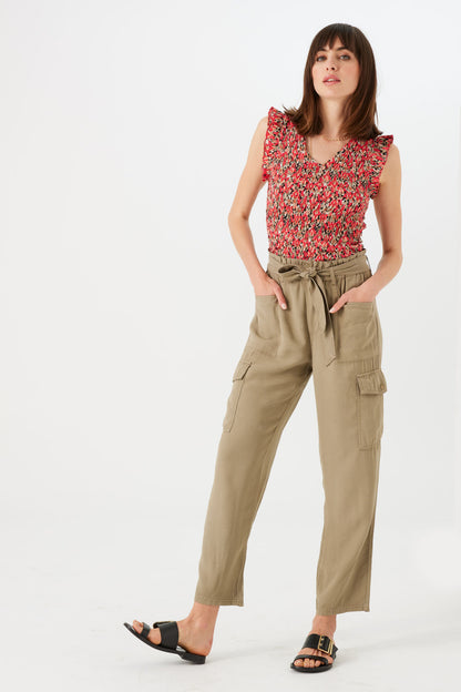 Khaki Cargo Trousers