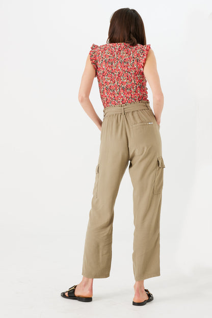 Khaki Cargo Trousers