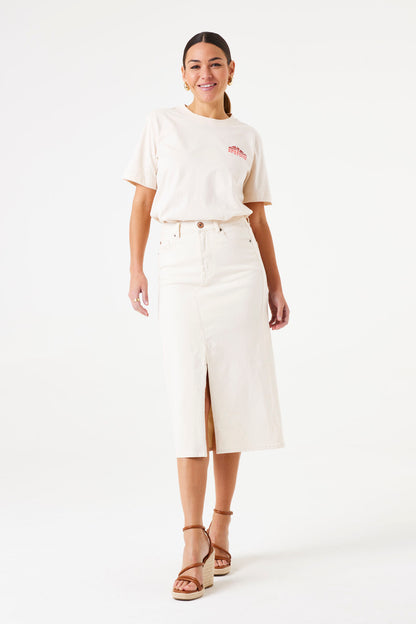 Denim skirt - Off White