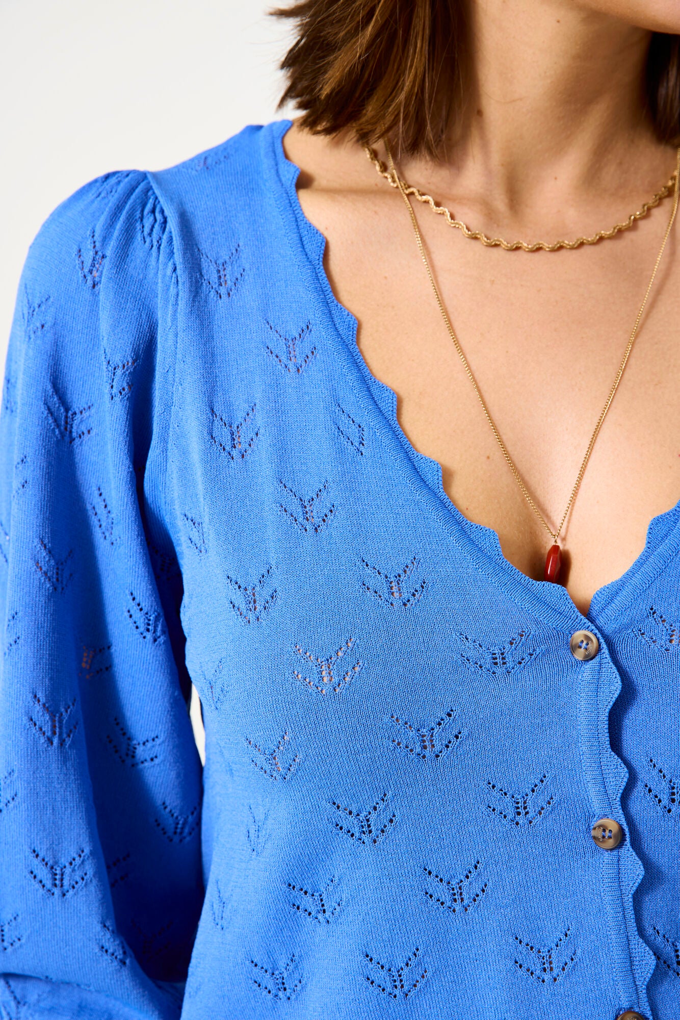 Blue Cardigan