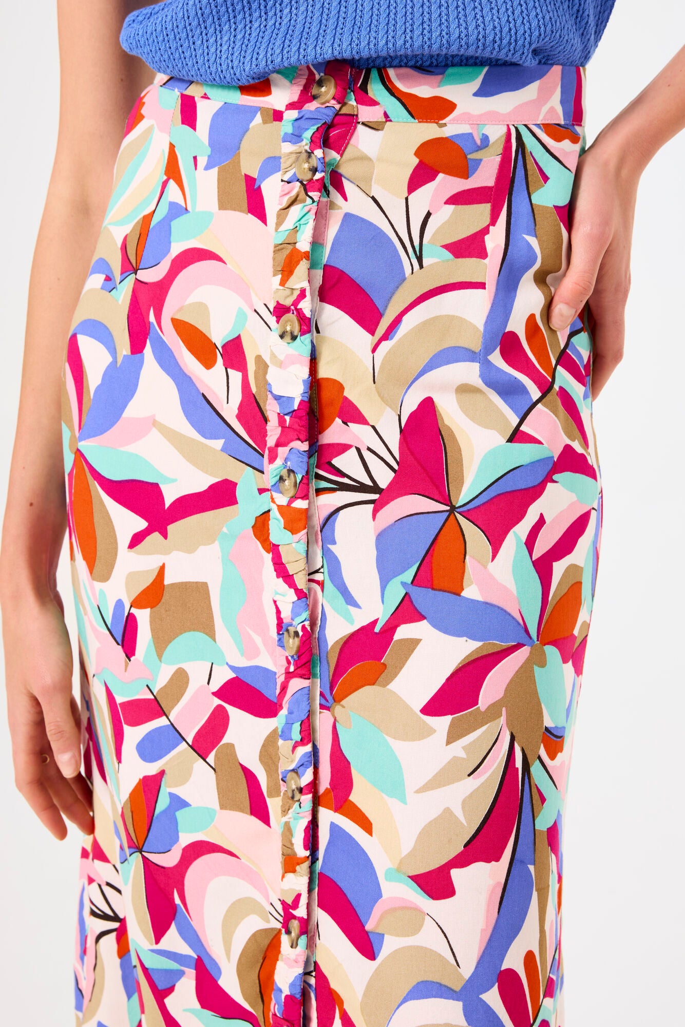 Skirt with allover print