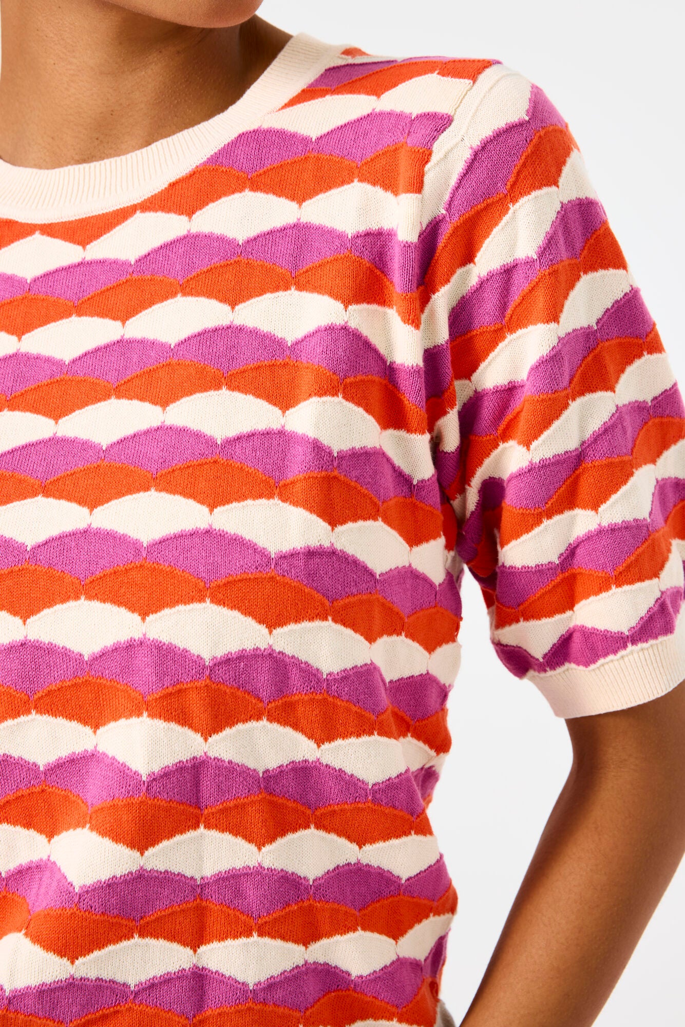 Printed Knit Top