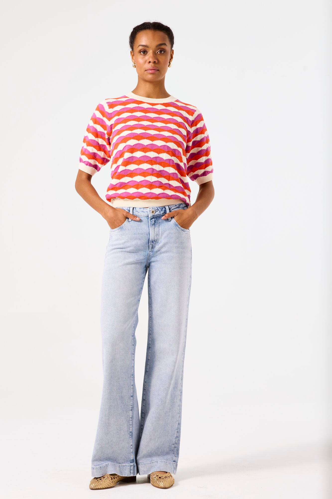 Printed Knit Top