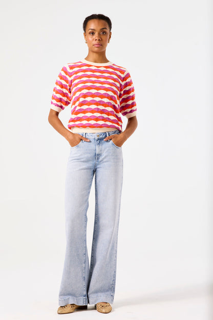Printed Knit Top