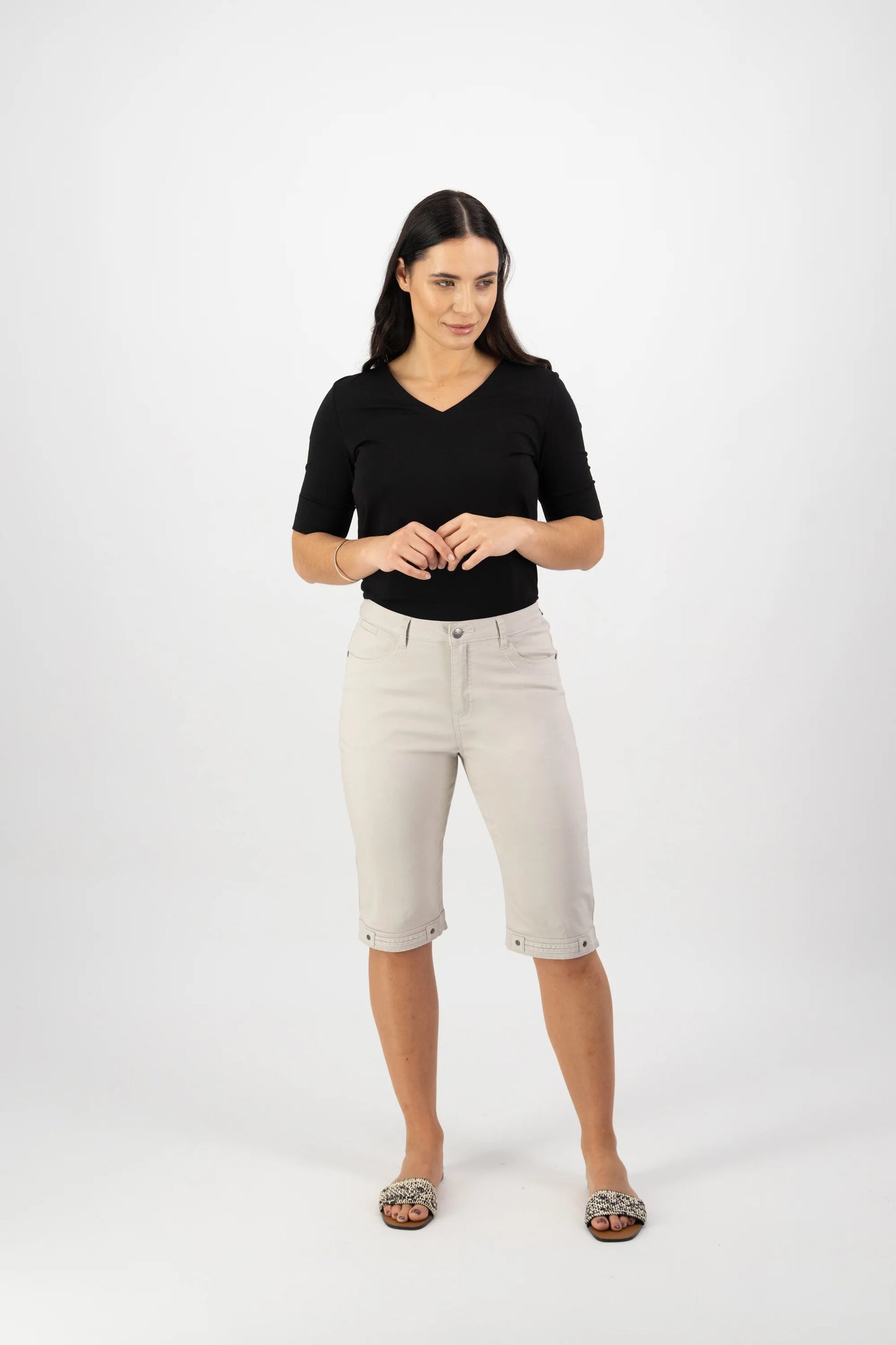 Pumice Plain Lightweight Straight Leg Short