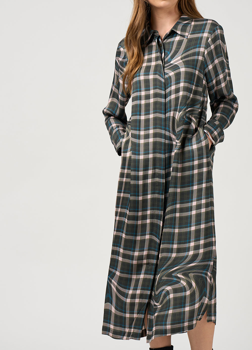 Illusion Shirt Dress