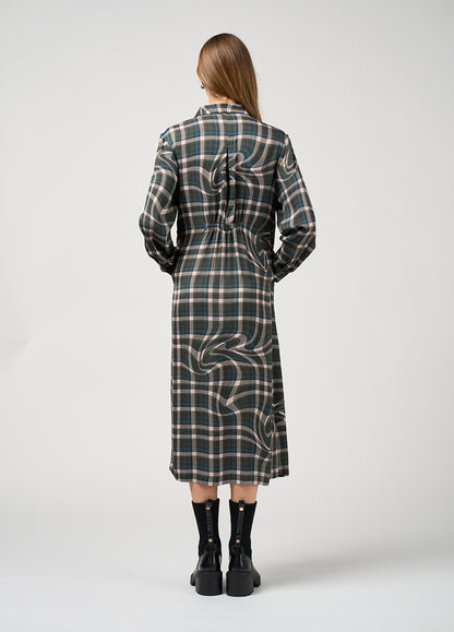 Illusion Shirt Dress