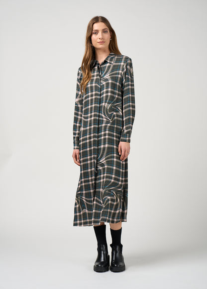 Illusion Shirt Dress