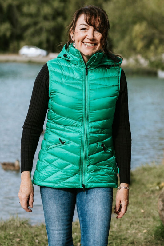 Mary Claire Emerald Puffer Vest