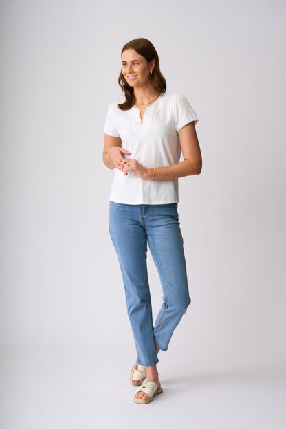 Waiheke Top - White