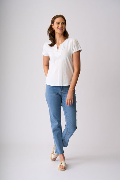 Waiheke Top - White