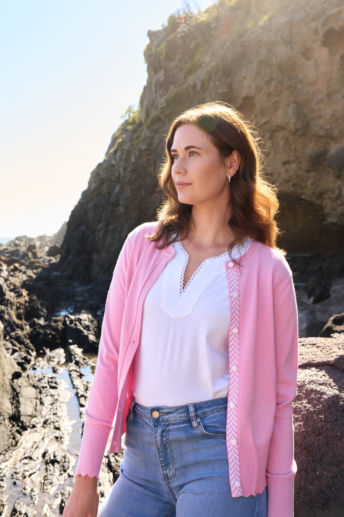 Waiheke Top - White