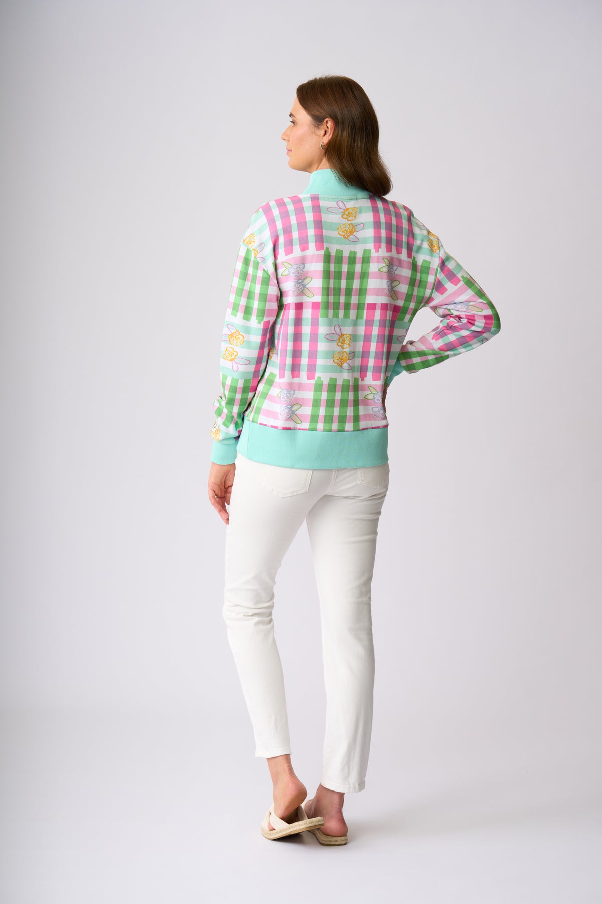 Flaxton 1/2 Zip Sweat - Coralina