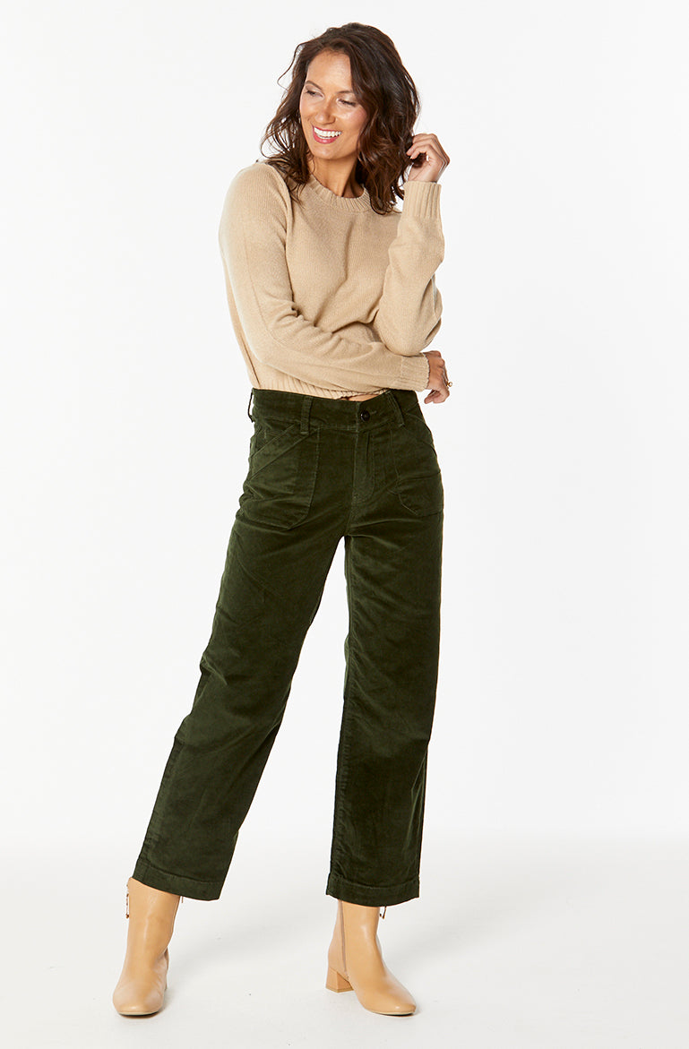 Penrith Olive Cord Pant