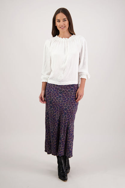 Rosa Antique Leopard Skirt