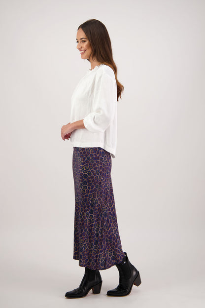 Rosa Antique Leopard Skirt