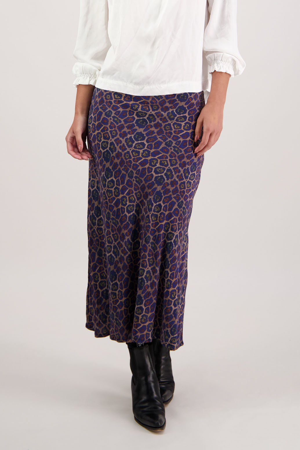 Rosa Antique Leopard Skirt