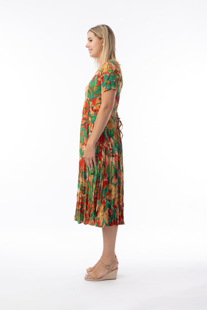 Sao Paulo Godet Dress