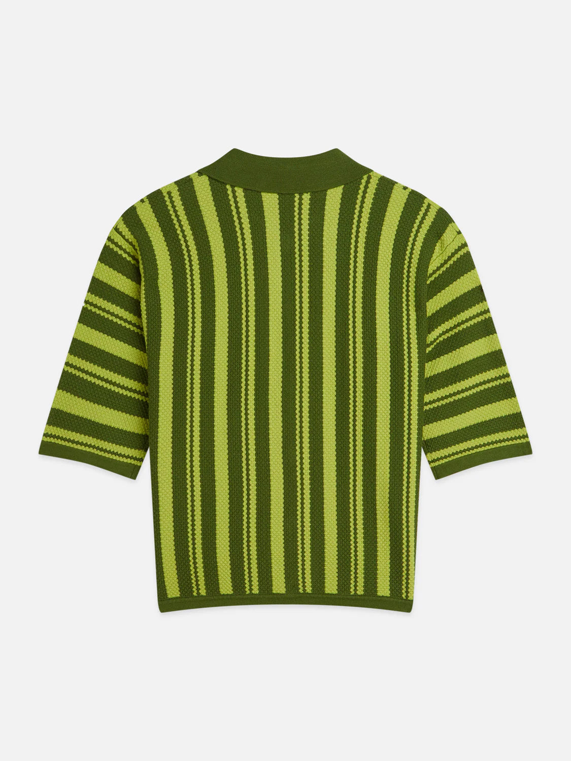 Textured Vertical Stripe Knitted Top