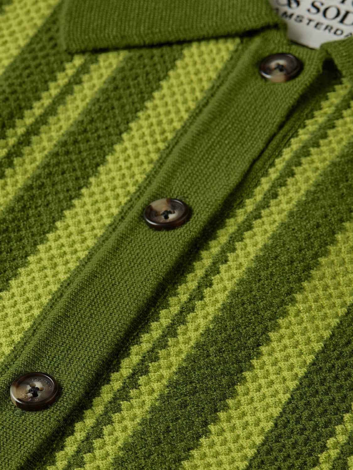 Textured Vertical Stripe Knitted Top