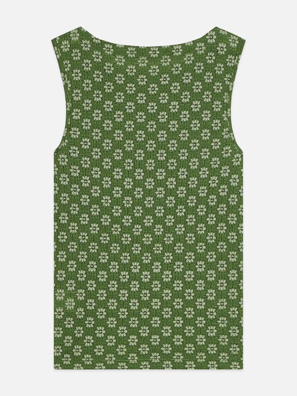 Structured Slash Neck Tank