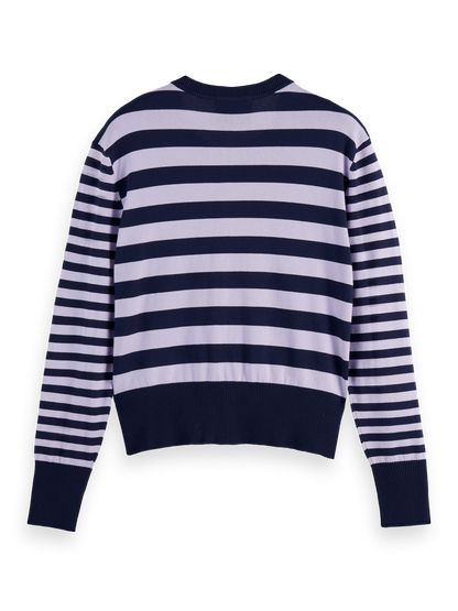 Crew Neck Relaxed Cardigan
