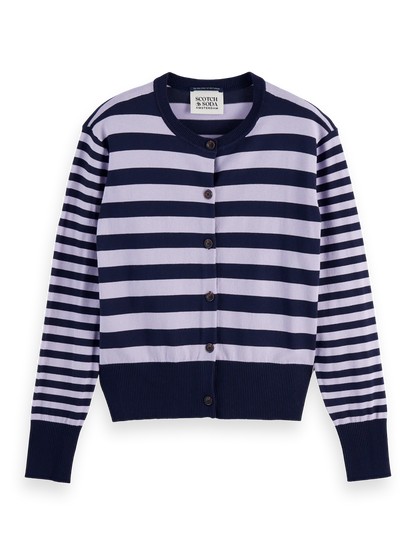 Crew Neck Relaxed Cardigan