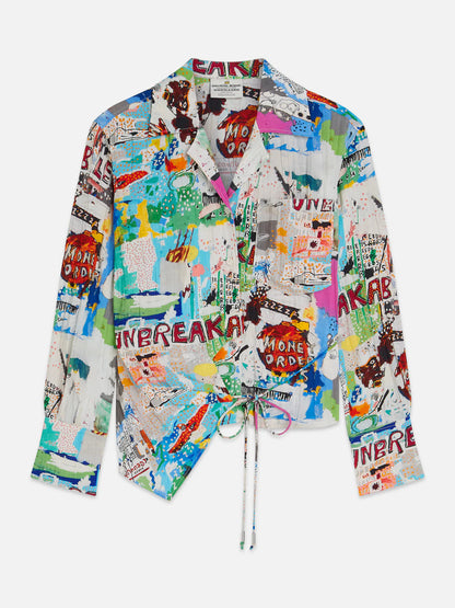 Scotch & Soda X Basquiat Long Sleeved Shirt
