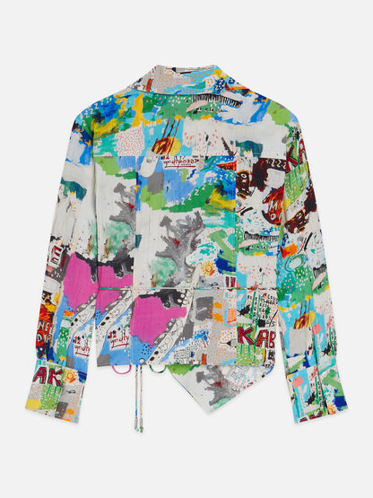 Scotch & Soda X Basquiat Long Sleeved Shirt