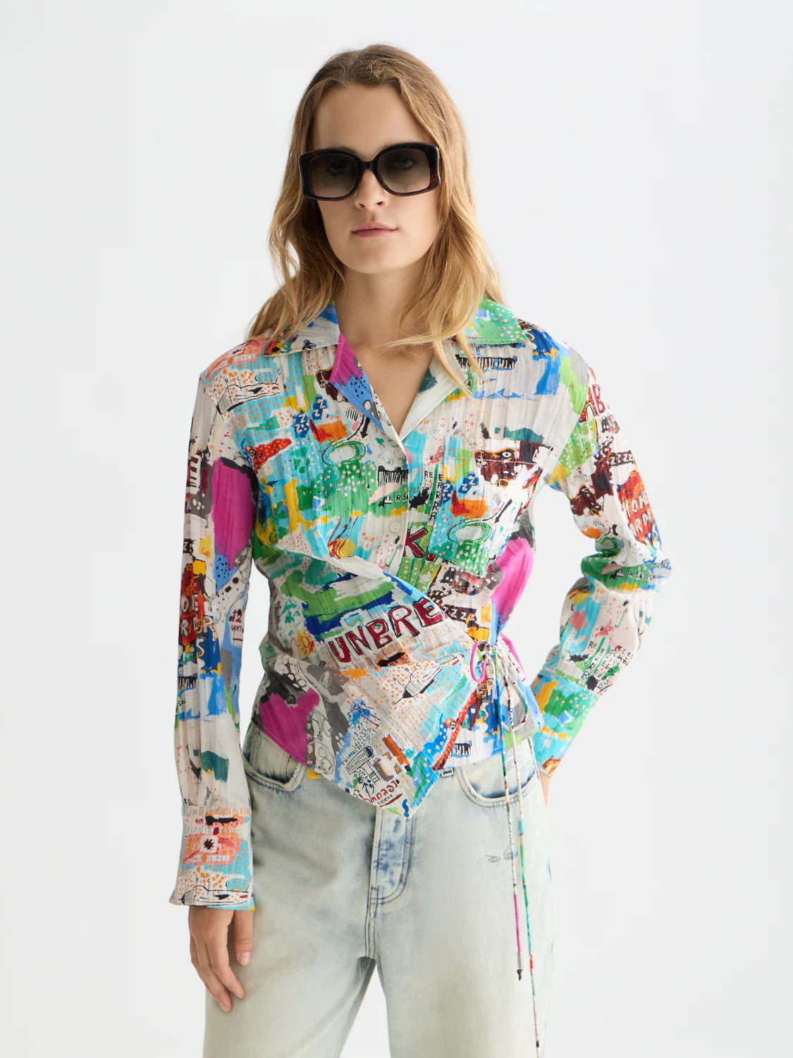 Scotch & Soda X Basquiat Long Sleeved Shirt