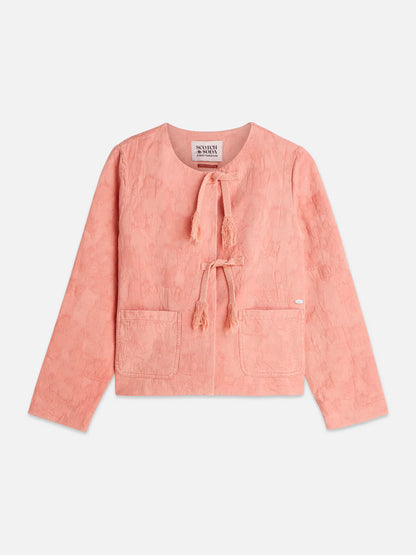 Structured Jacquard Jacket