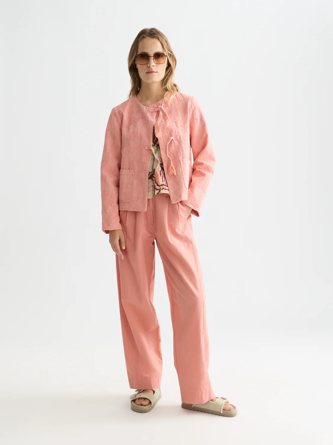 Structured Jacquard Jacket