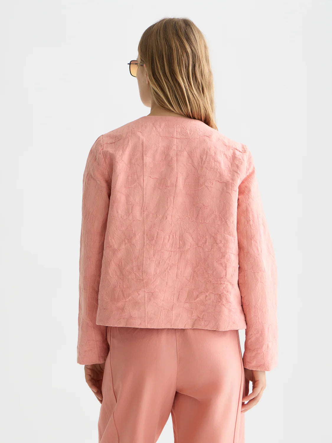 Structured Jacquard Jacket