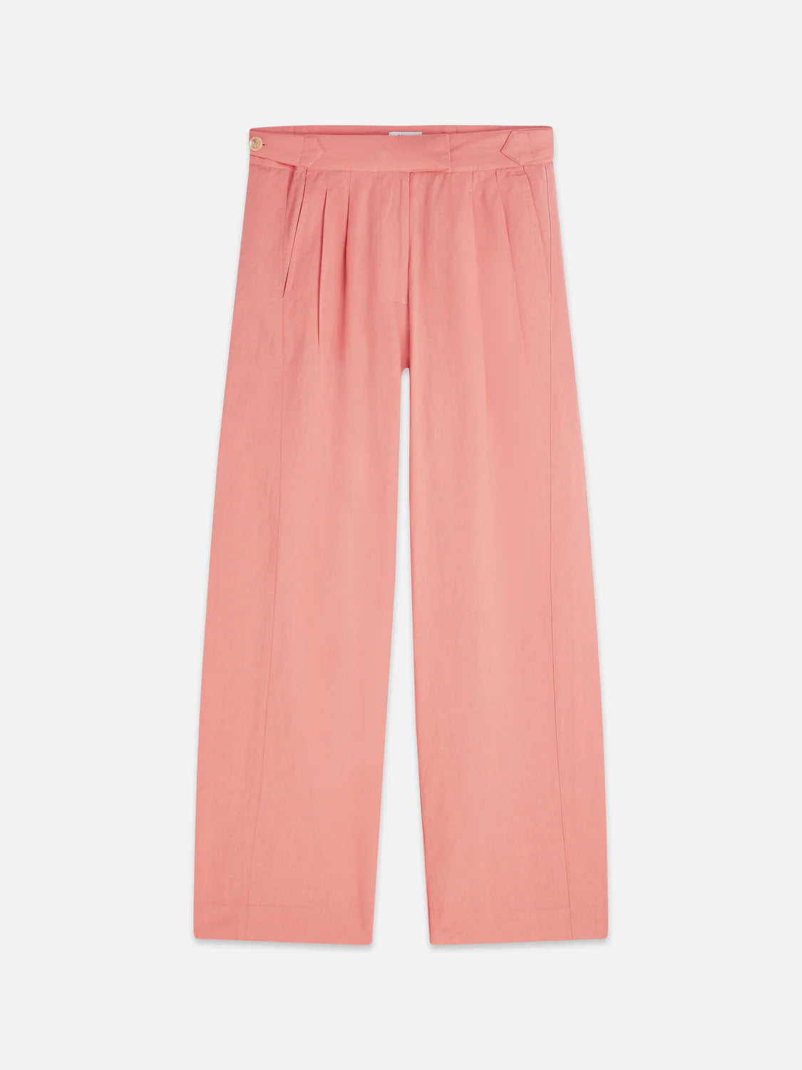 Quinn - Mid Rise Wide Leg Linen Cotton Pants